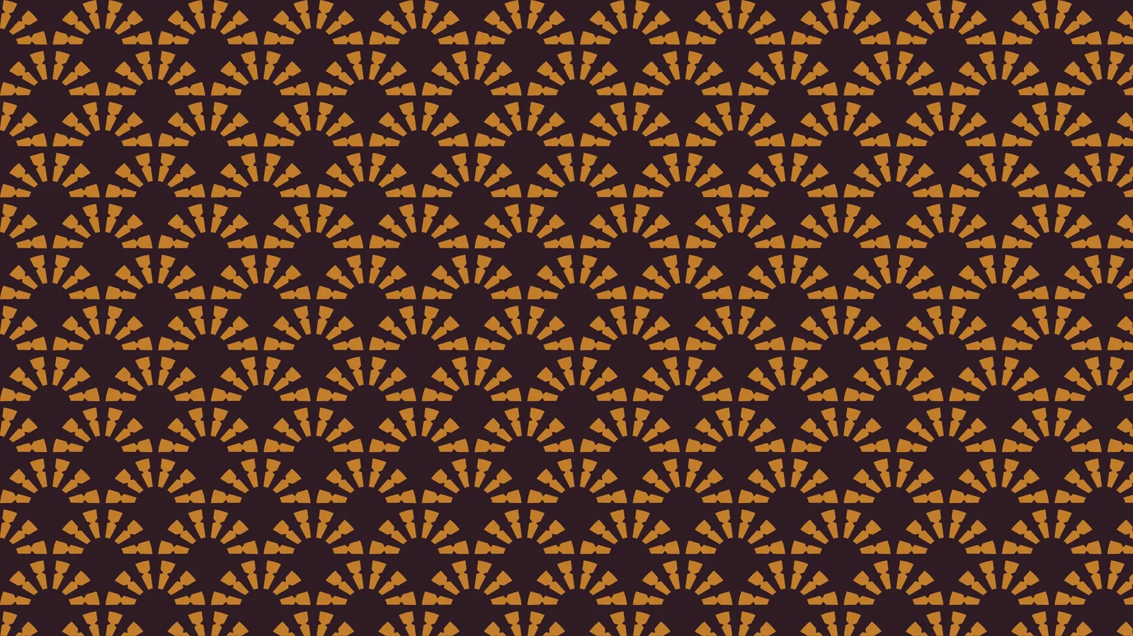 Repeating ZAMSHU tread pattern in bronze on midnight violet.